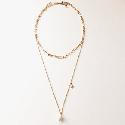 Baroque Pearl Layer Necklace