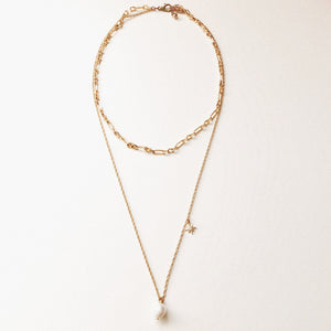 Baroque Pearl Layer Necklace