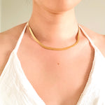 Load image into Gallery viewer, Herringbone Snakes Necklace
