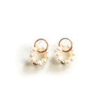 Load image into Gallery viewer, Pearly Hoops Earrings
