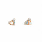 Load image into Gallery viewer, Opal Bouquet Studs
